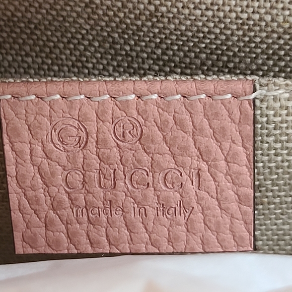 Gucci Dollar Calfskin Interlocking GG
Handbag Pink - Picture 12 of 13